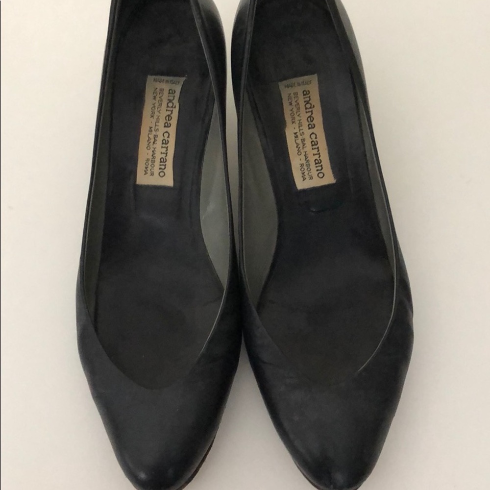 Andrea Carrano navy heels